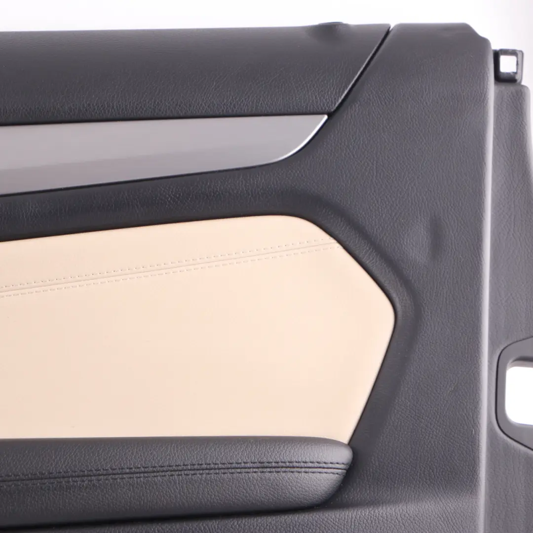 Mercedes C204 Door Card Front Right O/S Trim Panel Cover Beige Leather - SKU rhd-A2047207863 - Part number A2047207863