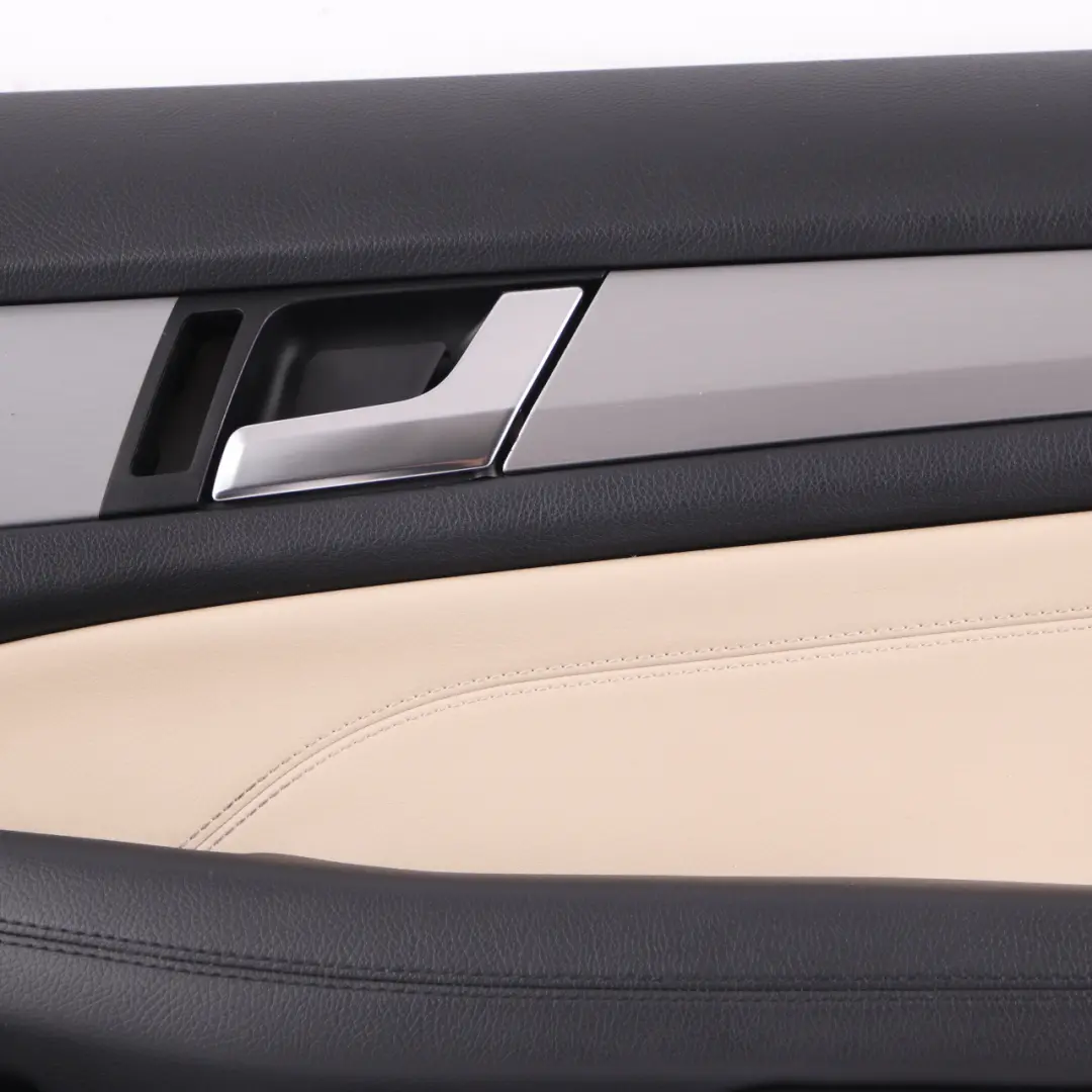 Mercedes C204 Door Card Front Right O/S Trim Panel Cover Beige Leather - SKU rhd-A2047207863 - Part number A2047207863