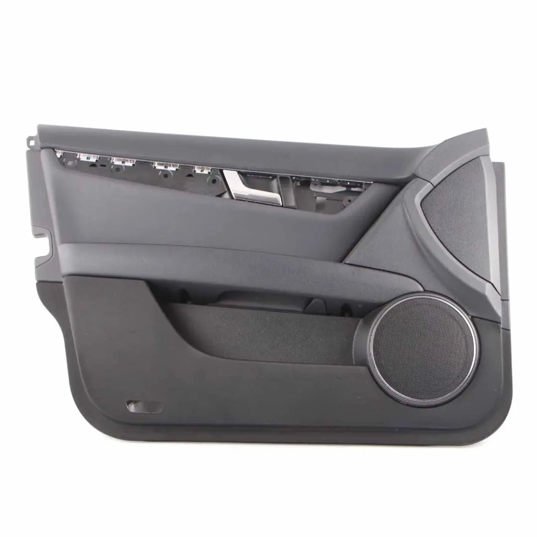 Mercedes W204 Front Left N/S Door Card Trim Panel Covering Black Cloth Fabric - SKU rhd-A2047208370 - Part number A2047208370