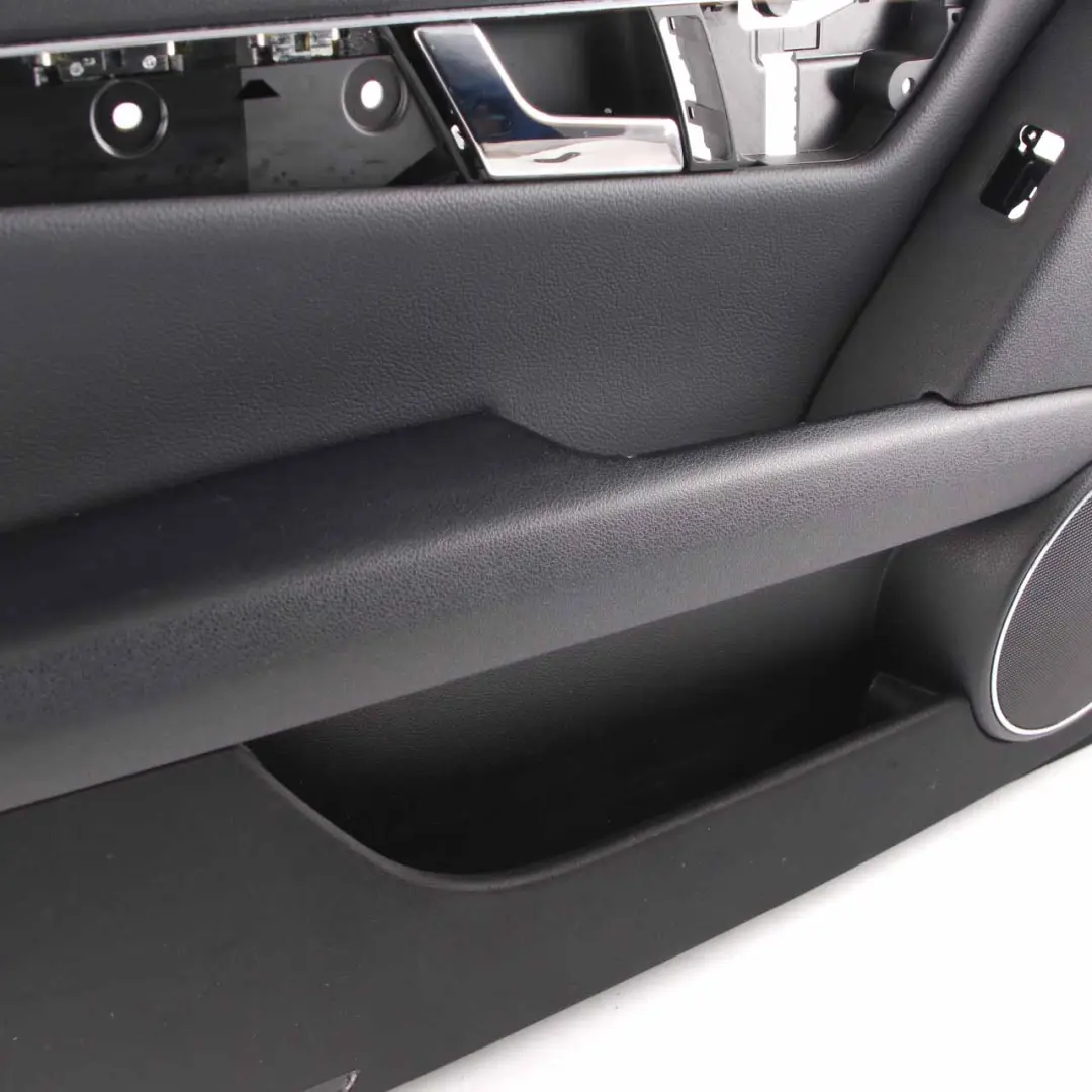 Mercedes W204 Front Left N/S Door Card Trim Panel Covering Black Cloth Fabric - SKU rhd-A2047208370 - Part number A2047208370