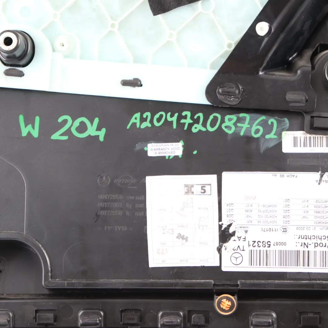 Front Right O/S Door Card Trim Panel Black Imitation Leather to Mercedes W204 with Part number A2047208762 Mercedes W204 Front Right O/S Door Card Trim Panel Black Imitation Leather - SKU rhd-A2047208762 - Part number A2047208762