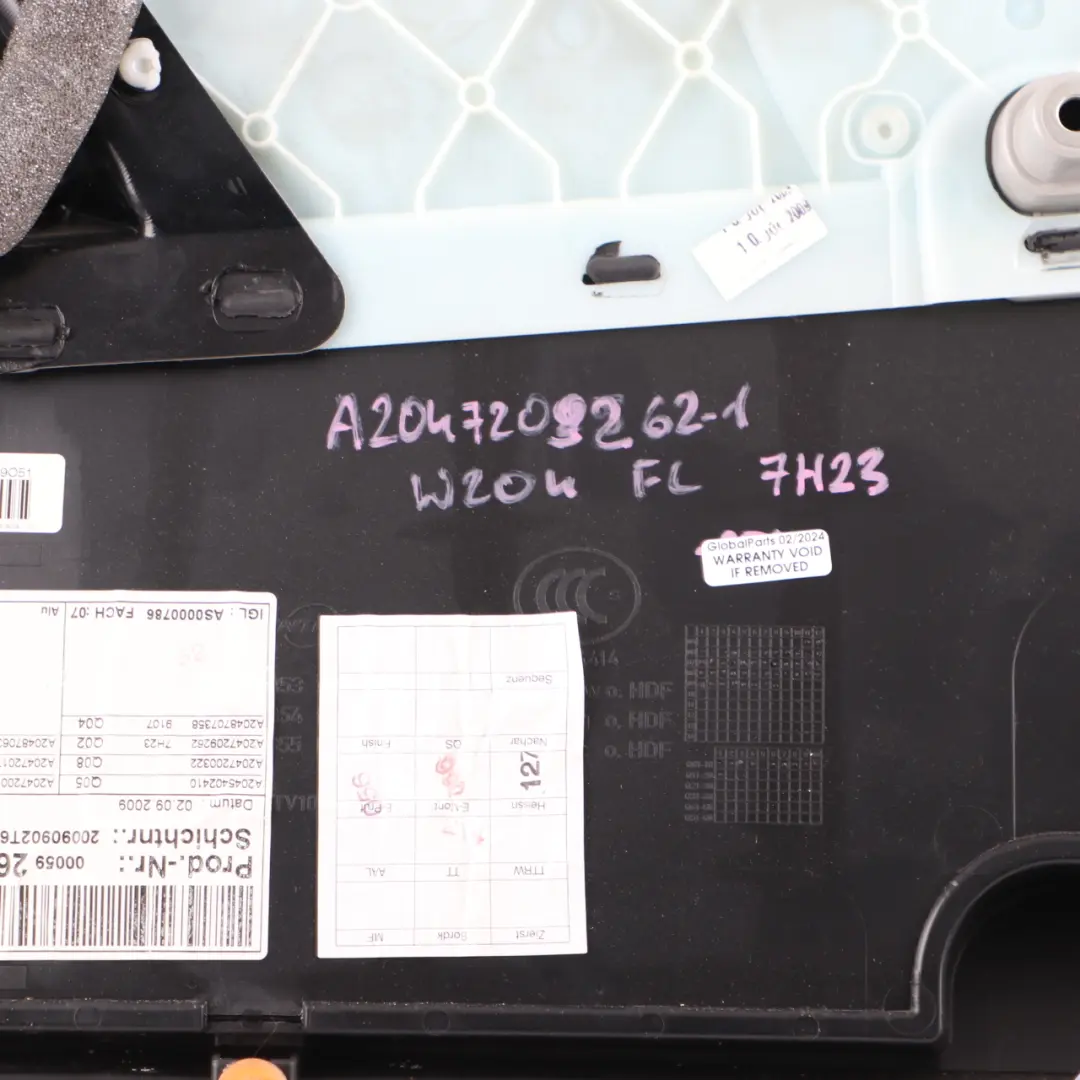 Front Left N/S Door Card Trim Panel Leather Grey to Mercedes W204 with Part number A2047209262 Mercedes W204 Front Left N/S Door Card Trim Panel Leather Grey - SKU rhd-A2047209262-1 - Part number A2047209262