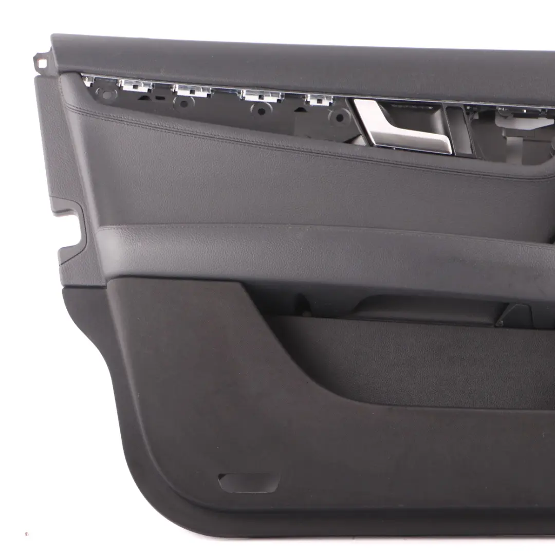 Front Left N/S Door Card Trim Panel Leather Black to Mercedes W204 with Part number A2047209262 Mercedes W204 Front Left N/S Door Card Trim Panel Leather Black - SKU rhd-A2047209262 - Part number A2047209262