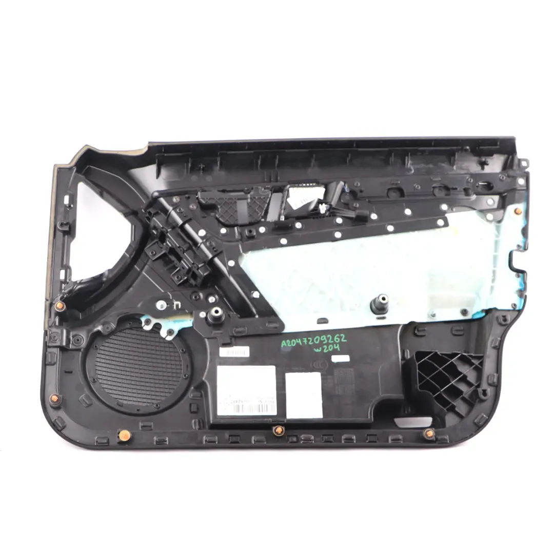 Front Left N/S Door Card Trim Panel Leather Black to Mercedes W204 with Part number A2047209262 Mercedes W204 Front Left N/S Door Card Trim Panel Leather Black - SKU rhd-A2047209262 - Part number A2047209262
