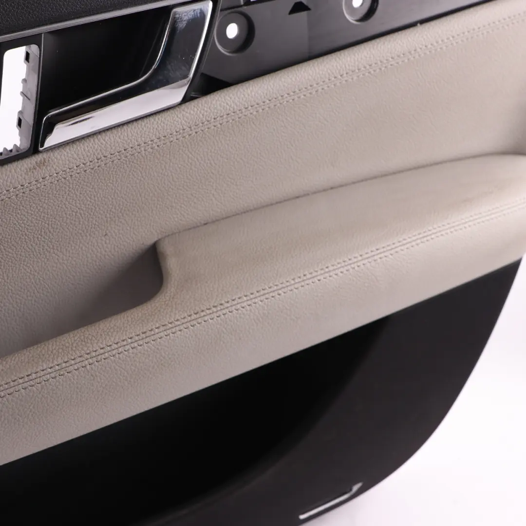 Mercedes W204 Front Right O/S Door Card Trim Panel Leather Grey - SKU rhd-A2047209462-1 - Part number A2047209462