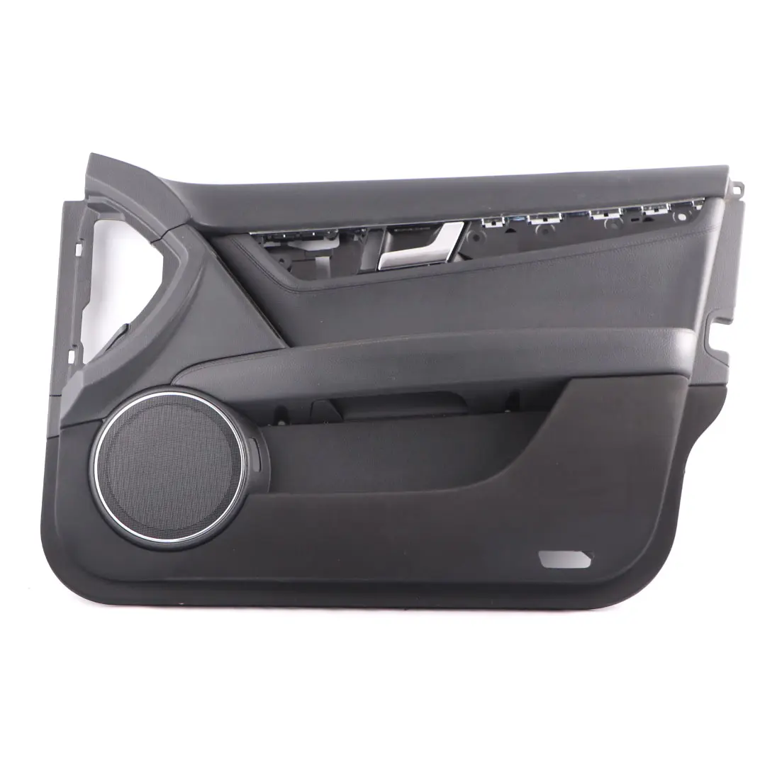 Mercedes W204 Front Right O/S Door Card Trim Panel Leather Black - SKU rhd-A2047209462 - Part number A2047209462