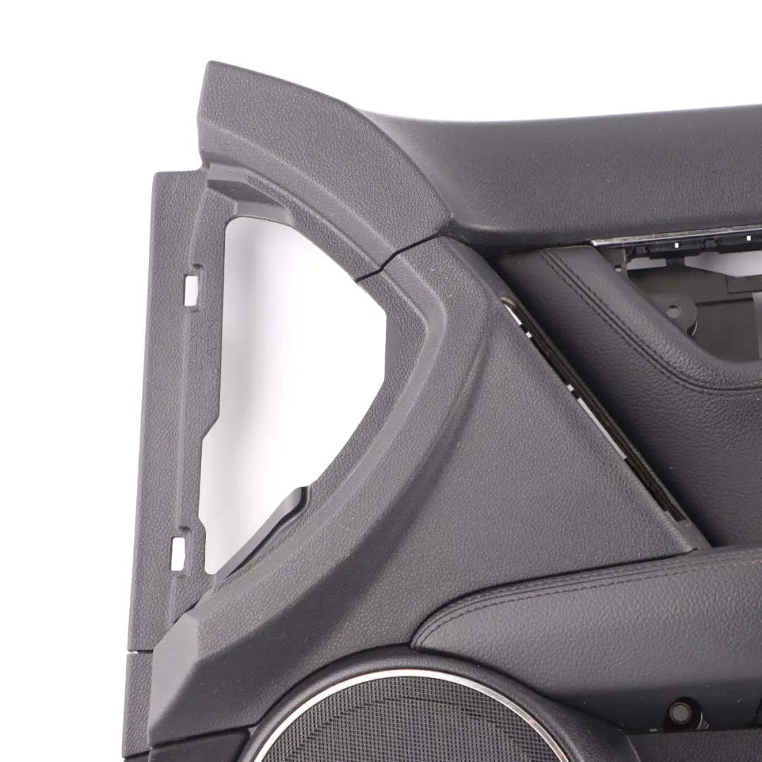 Mercedes W204 Front Right O/S Door Card Trim Panel Leather Black - SKU rhd-A2047209462 - Part number A2047209462