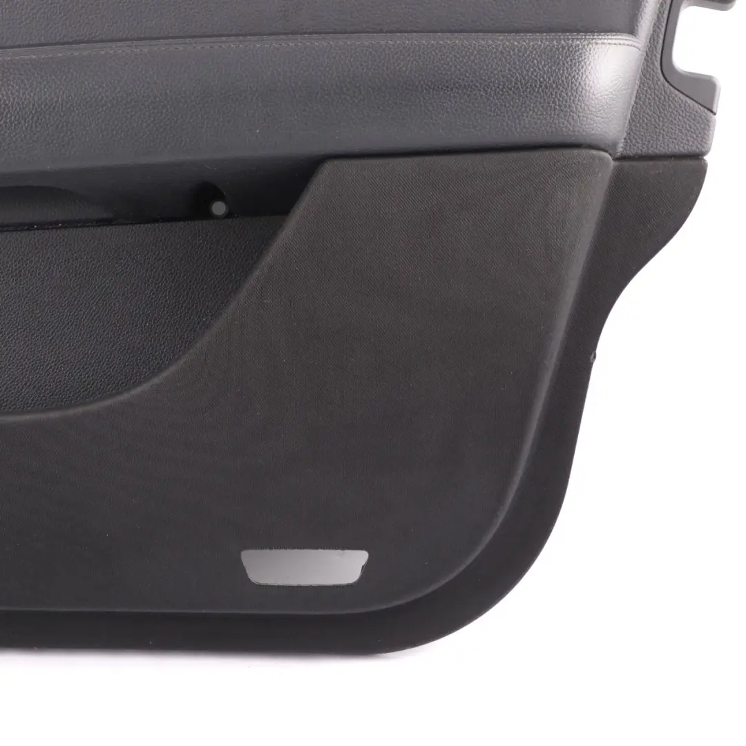 Mercedes W204 Front Right O/S Door Card Trim Panel Leather Black - SKU rhd-A2047209462 - Part number A2047209462