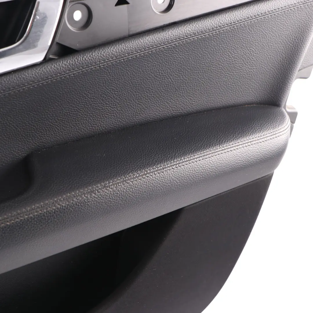 Mercedes W204 Front Right O/S Door Card Trim Panel Leather Black - SKU rhd-A2047209462 - Part number A2047209462