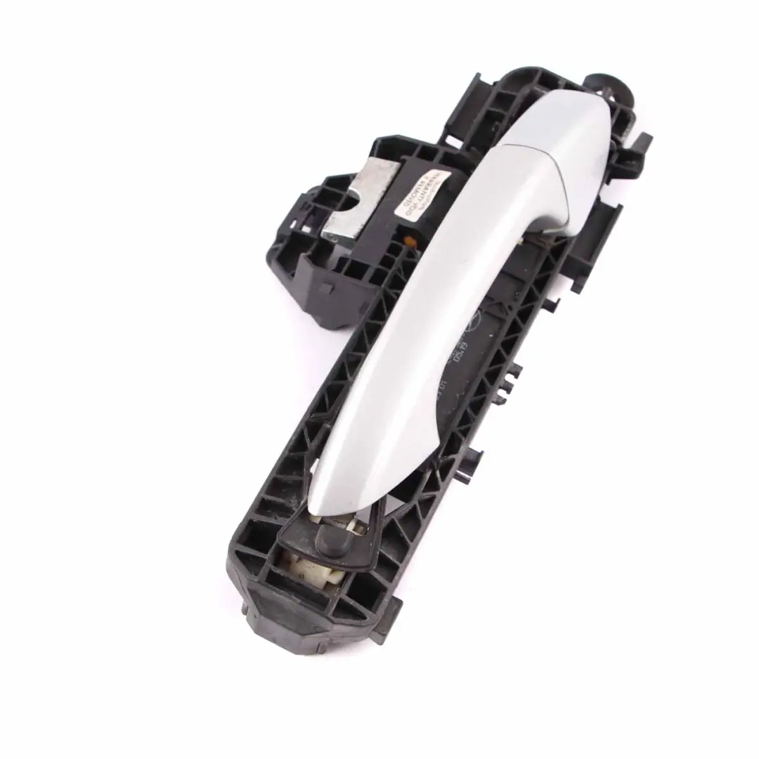 Door Handle Outside Rear Right O/S Iridium Silver Metallic 775 to Mercedes W212 with Part number A2047304435 Mercedes W212 Door Handle Outside Rear Right O/S Iridium Silver Metallic 775 - SKU rhd-A2047304435-IRS - Part number A2047304435