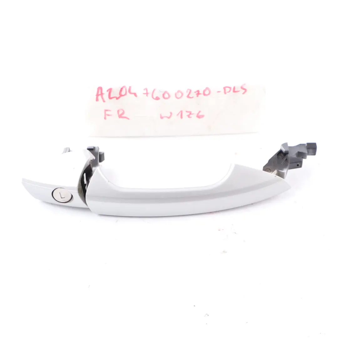 Door Handle Mercedes W176 W204 Grab Front Right O/S Outside Polar Silver - 761 to with Part number A2047600270 Door Handle Mercedes W176 W204 Grab Front Right O/S Outside Polar Silver - 761 - SKU rhd-A2047600270-PLS - Part number A2047600270