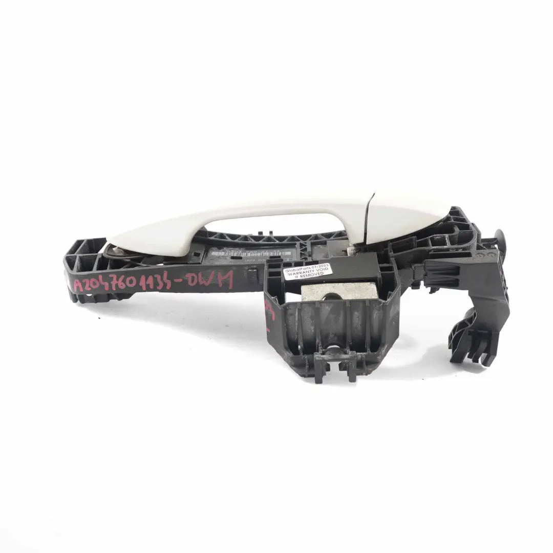 Door Handle Mercedes W204 W207 Front Left N/S Diamond White - 799 to with Part number A2047601134 Door Handle Mercedes W204 W207 Front Left N/S Diamond White - 799 - SKU rhd-A2047601134-DWM - Part number A2047601134