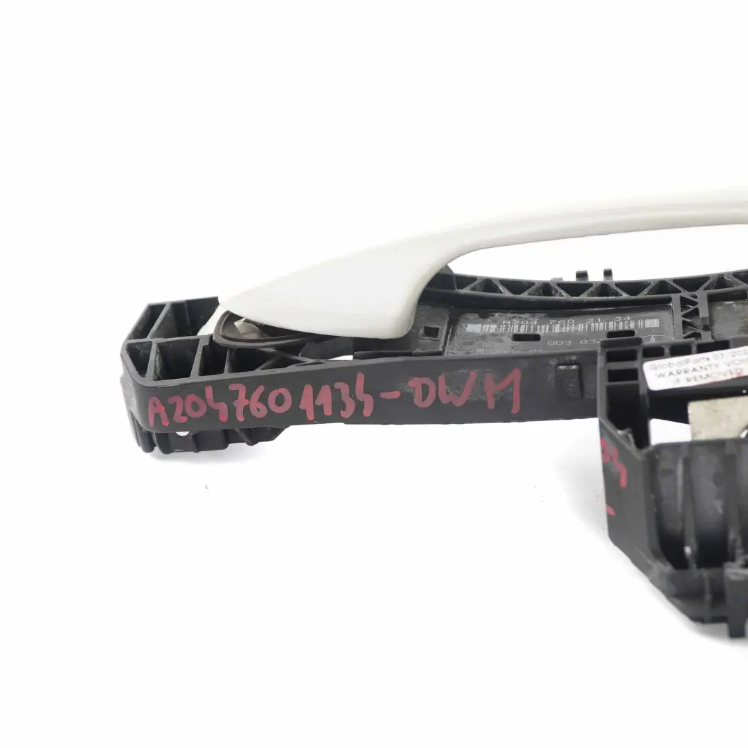  Door Handle Mercedes W204 W207 Front Left N/S Diamond White - 799 - SKU rhd-A2047601134-DWM - Part number A2047601134