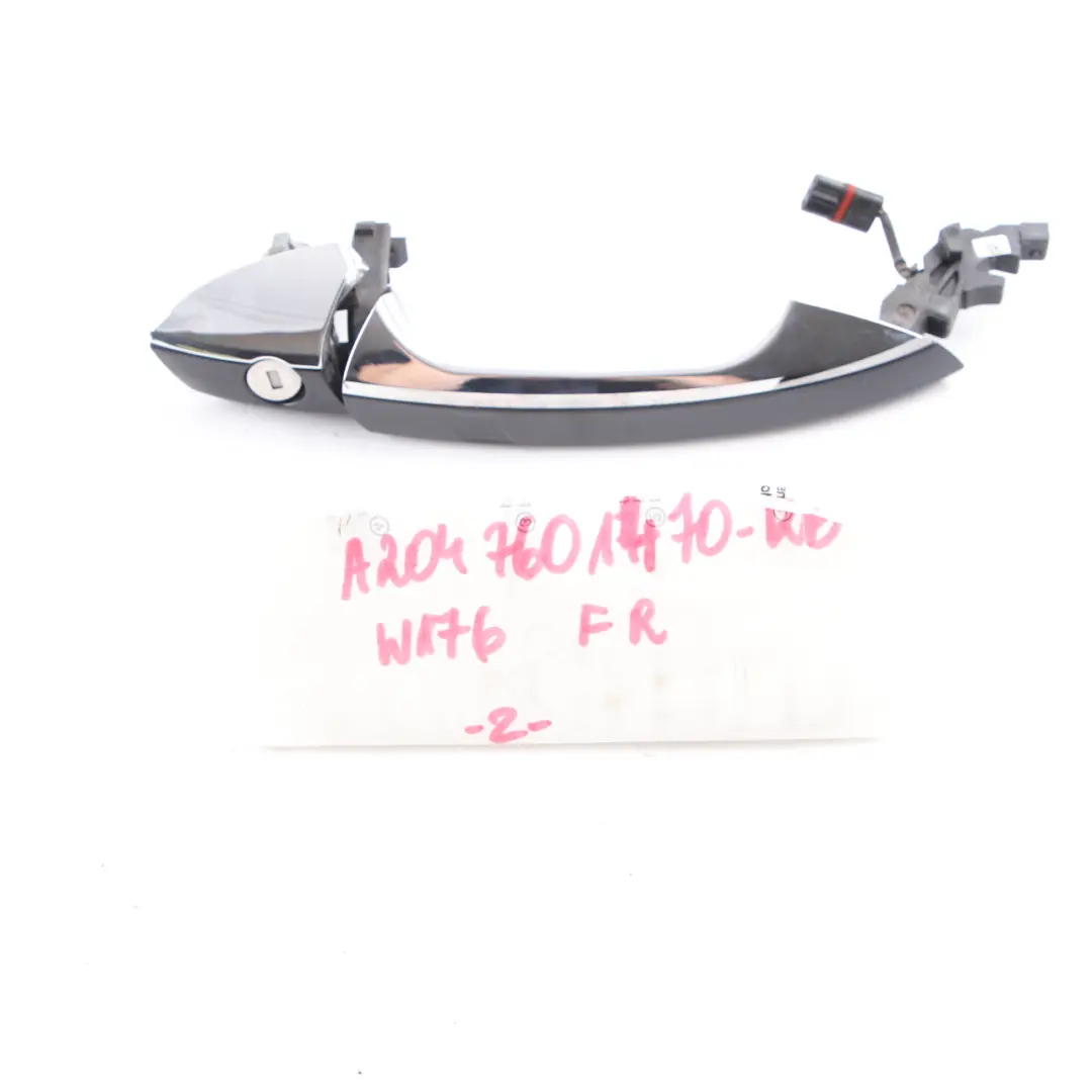 Door Handle Mercedes W176 W204 Grab Front Right O/S Outside Cosmic Black - 191 to with Part number A2047601470 Door Handle Mercedes W176 W204 Grab Front Right O/S Outside Cosmic Black - 191 - SKU rhd-A2047601470-KB - Part number A2047601470