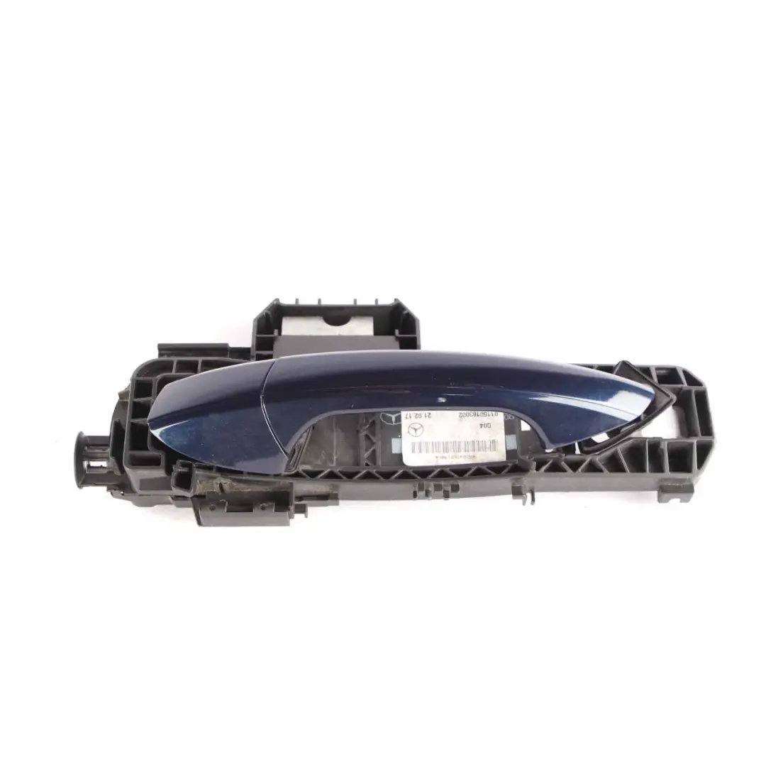Mercedes W176 Door Handle Grab Front Left N/S Outside Cavansite Blue 890 - SKU rhd-A2047601900-CVB - Part number A2047601900