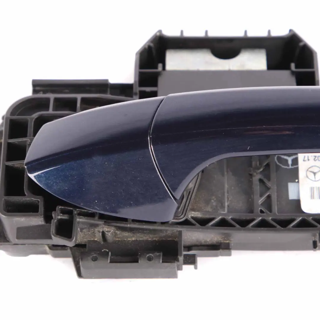 Mercedes W176 Door Handle Grab Front Left N/S Outside Cavansite Blue 890 - SKU rhd-A2047601900-CVB - Part number A2047601900