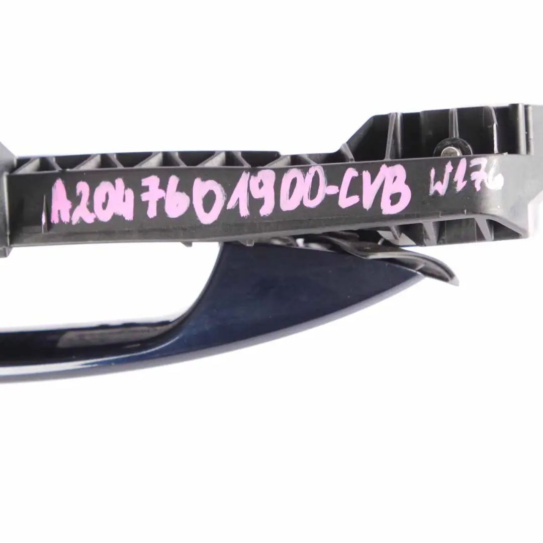 Mercedes W176 Door Handle Grab Front Left N/S Outside Cavansite Blue 890 - SKU rhd-A2047601900-CVB - Part number A2047601900