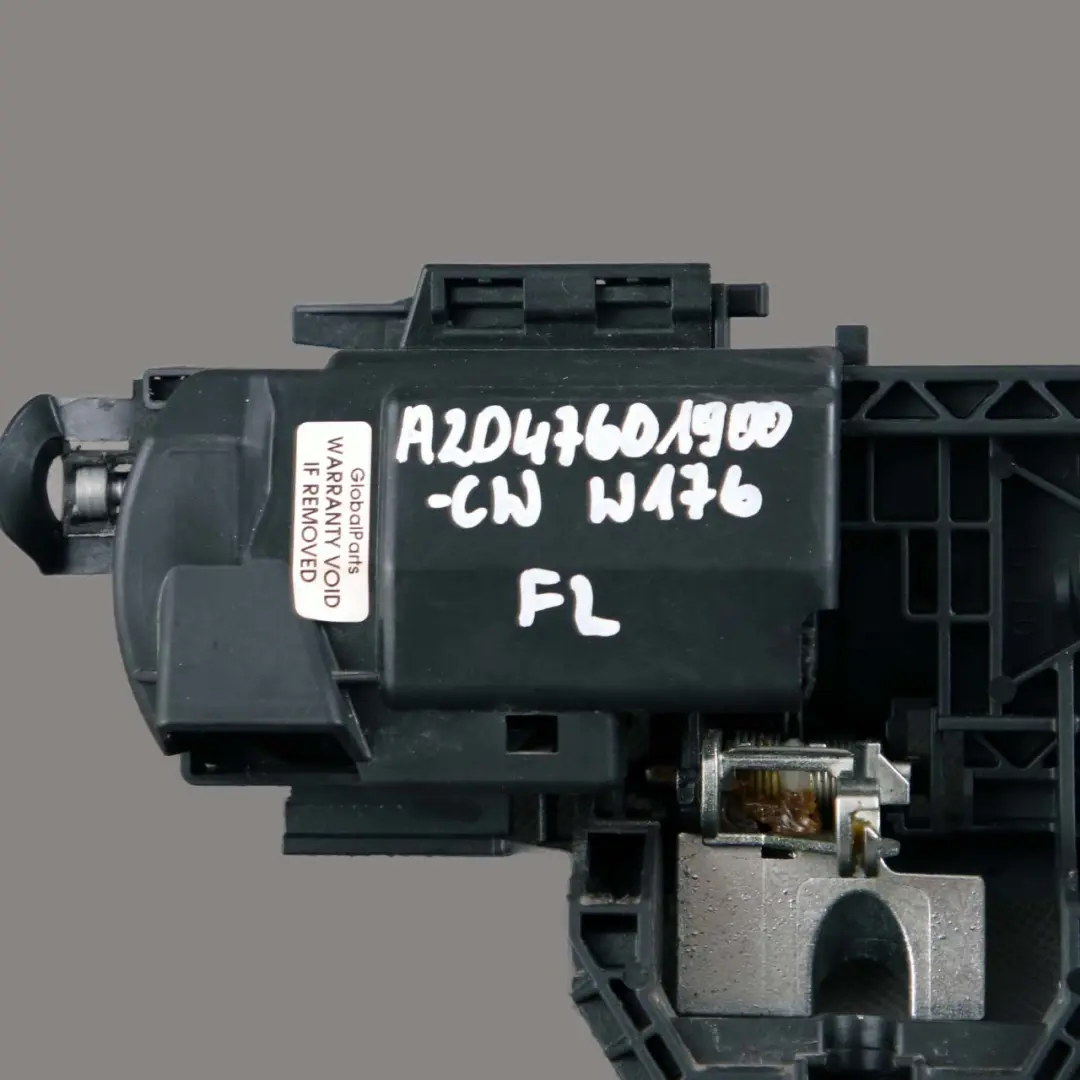 Door Handle Grab Front Left N/S Outside A-Class Calcite White 650 to Mercedes W176 with Part number A2047601900 Mercedes W176 Door Handle Grab Front Left N/S Outside A-Class Calcite White 650 - SKU rhd-A2047601900-CW - Part number A2047601900