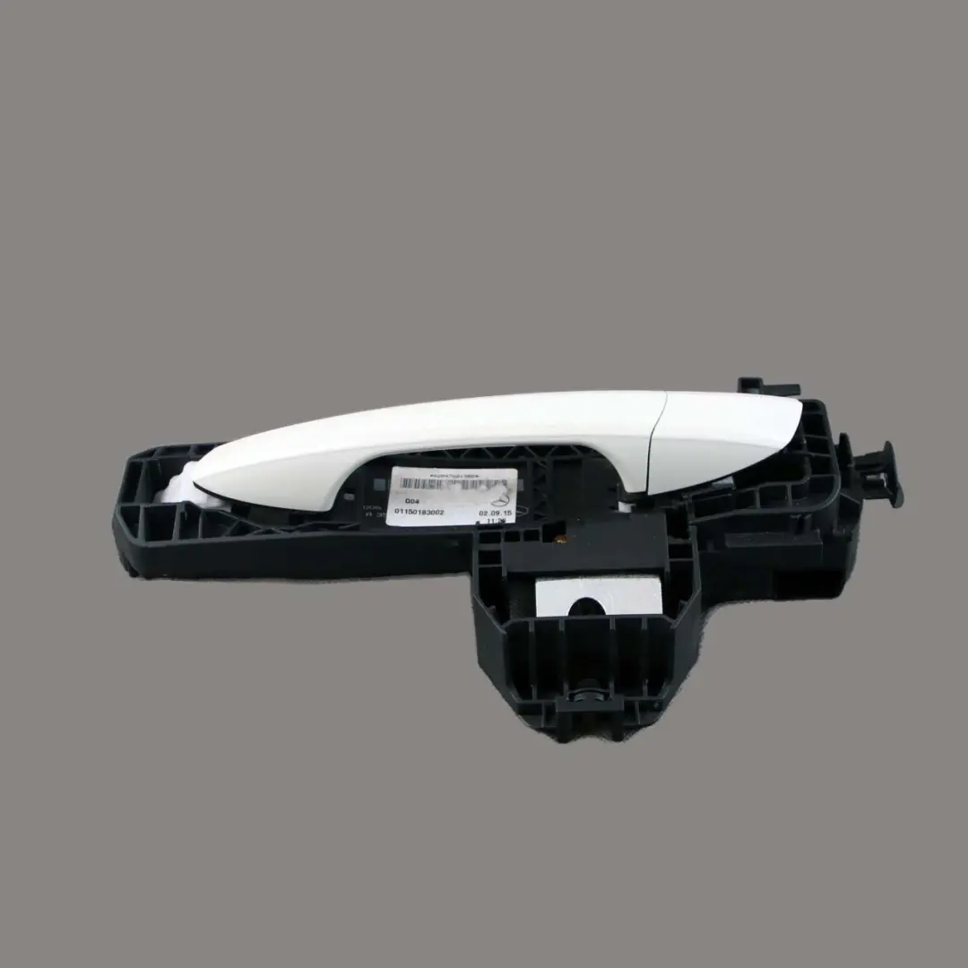 Door Handle Grab Front Left N/S Outside A-Class Calcite White 650 to Mercedes W176 with Part number A2047601900 Mercedes W176 Door Handle Grab Front Left N/S Outside A-Class Calcite White 650 - SKU rhd-A2047601900-CW - Part number A2047601900