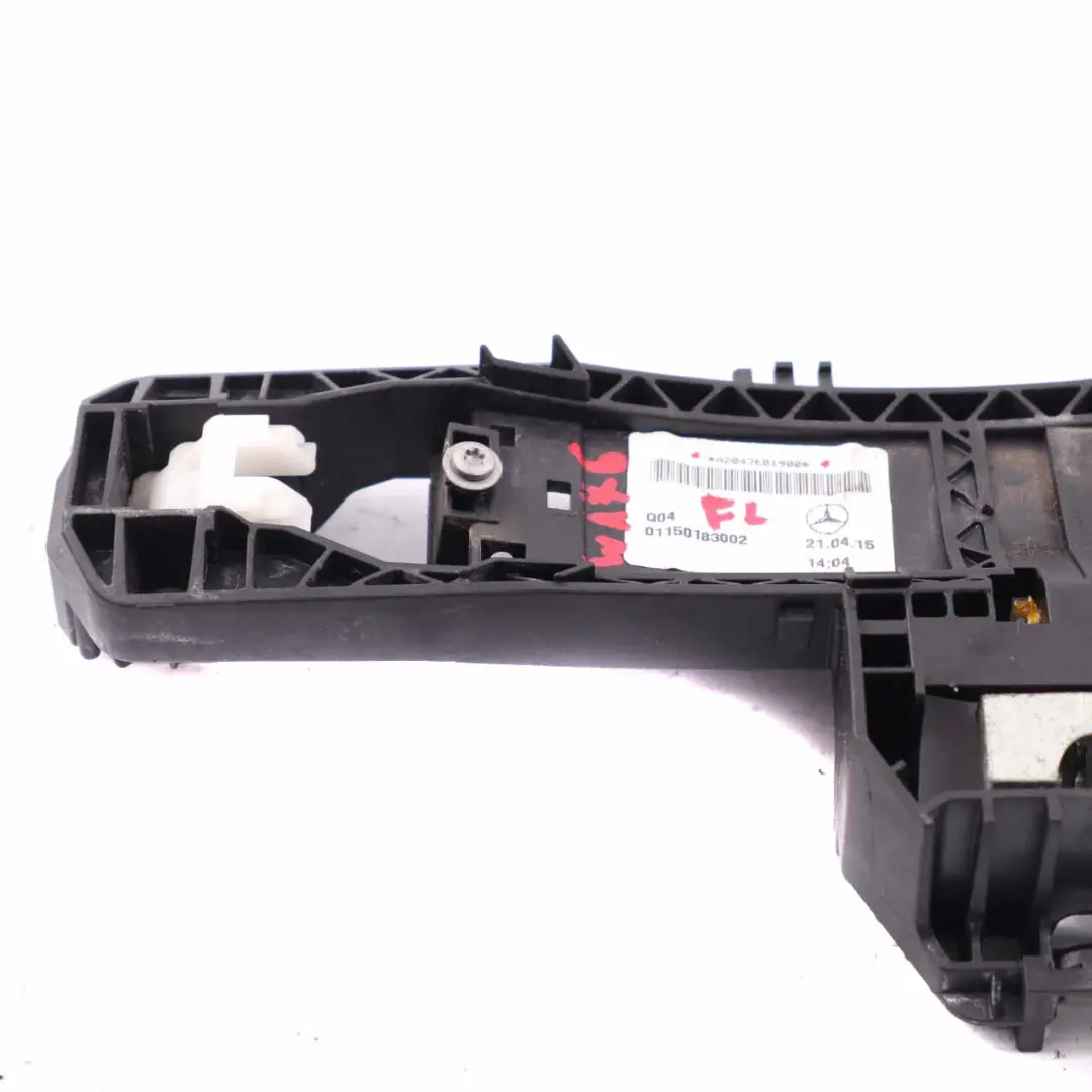 Door Handle Grab Base Carrier Front Left N/S Outside to Mercedes W176 with Part number A2047601900 Mercedes W176 Door Handle Grab Base Carrier Front Left N/S Outside - SKU rhd-A2047601900 - Part number A2047601900