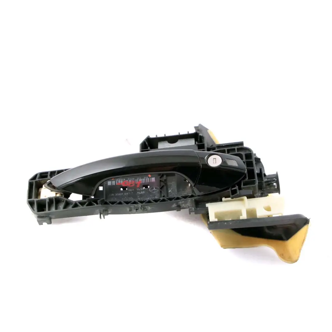 Mercedes W212 Door Handle Grab Front Right O/S E-Class Obsidian Black 197 - SKU rhd-A2047602234-OB1 - Part number A2047602234
