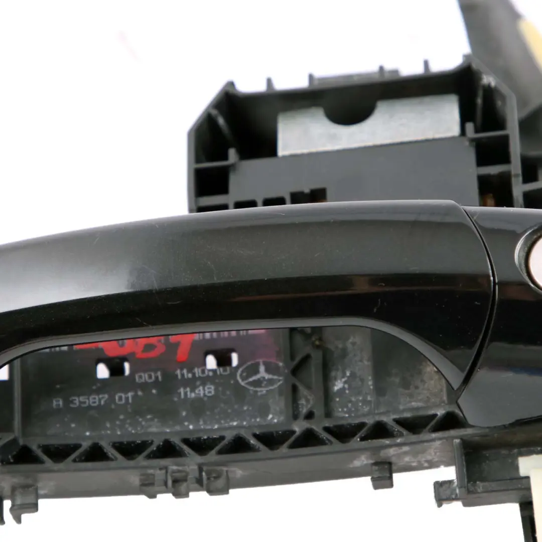 Mercedes W212 Door Handle Grab Front Right O/S E-Class Obsidian Black 197 - SKU rhd-A2047602234-OB1 - Part number A2047602234