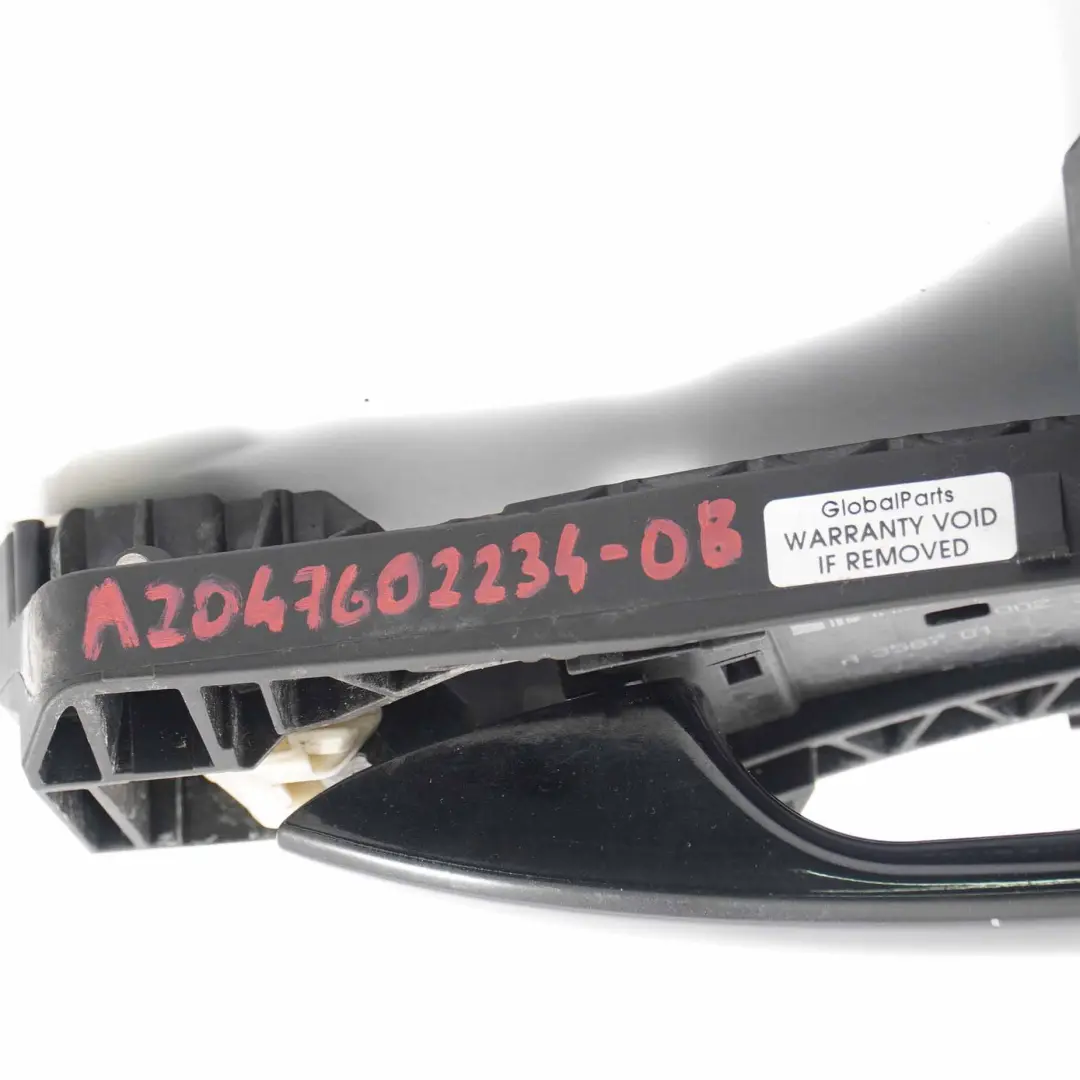  Door Handle Mercedes W212 Grab Front Right O/S Obsidian Black 197 - SKU rhd-A2047602234-OB - Part number A2047602234