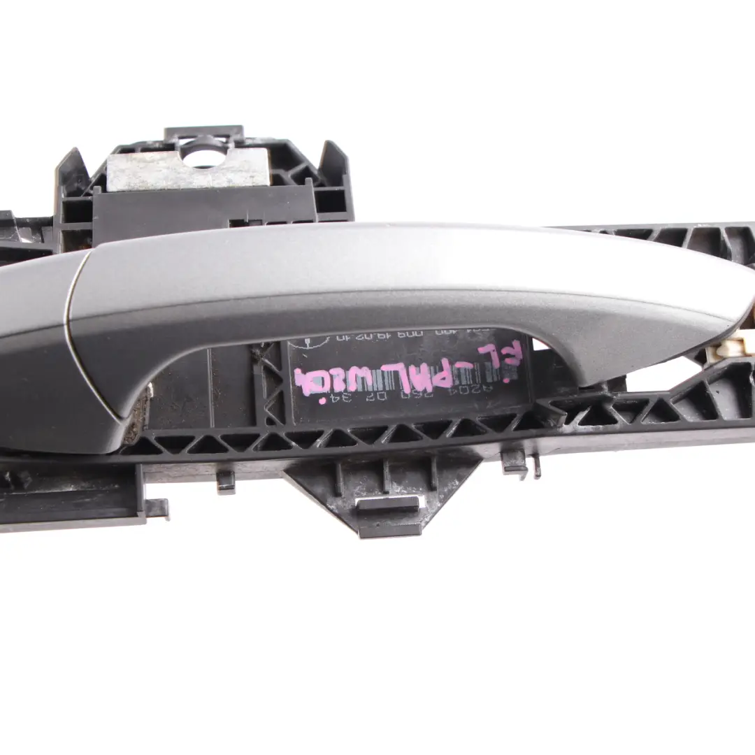 Front Left N/S Door Handle Grab Palladium Silver 792 to Mercedes W204 with Part number A2047600734 Mercedes W204 Front Left N/S Door Handle Grab Palladium Silver 792 - SKU rhd-A2047602534-PAL - Part number A2047600734