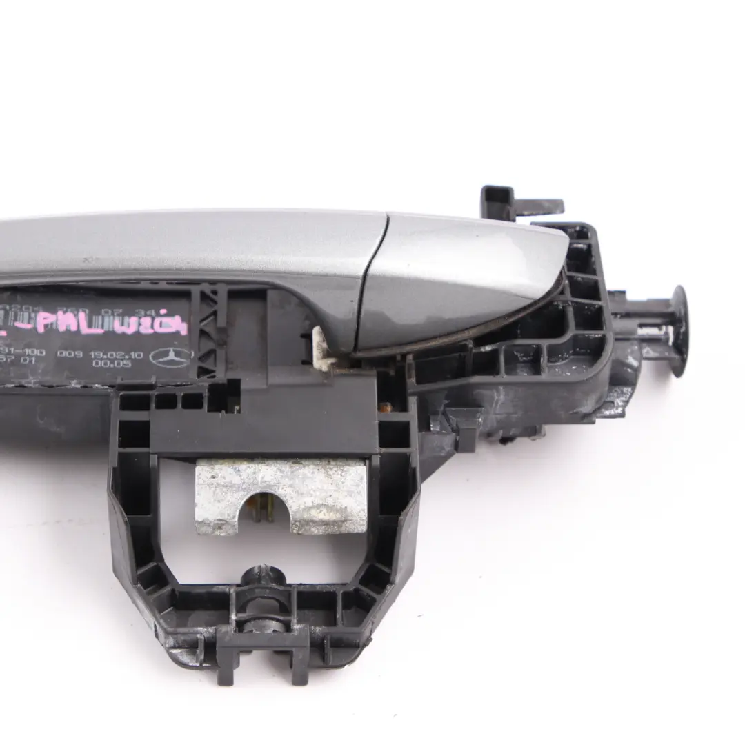 Front Left N/S Door Handle Grab Palladium Silver 792 to Mercedes W204 with Part number A2047600734 Mercedes W204 Front Left N/S Door Handle Grab Palladium Silver 792 - SKU rhd-A2047602534-PAL - Part number A2047600734