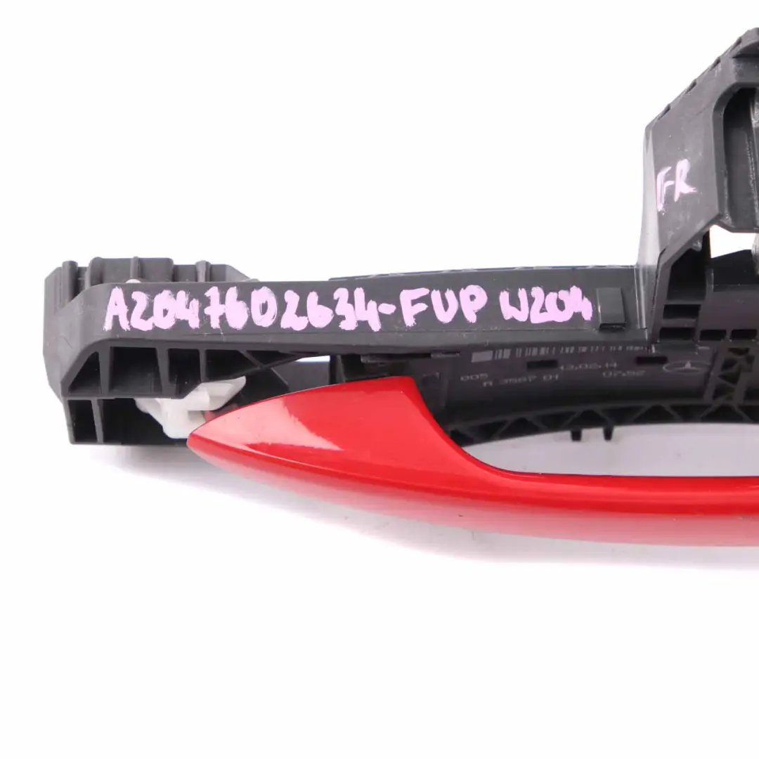 Door Handle Grab Front Right O/S Carrier Fire Opal Red A2047602234 to Mercedes W204 with Part number A2047602634 Mercedes W204 Door Handle Grab Front Right O/S Carrier Fire Opal Red A2047602234 - SKU rhd-A2047602634-FUP - Part number A2047602634
