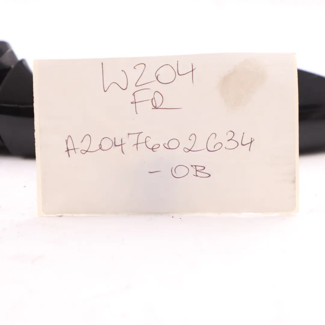 Mercedes-Benz C-Class W204 Front Right O/S Door Handle Obsidian Black 197 to with Part number A2047602634 Mercedes-Benz C-Class W204 Front Right O/S Door Handle Obsidian Black 197 - SKU rhd-A2047602634-OB - Part number A2047602634