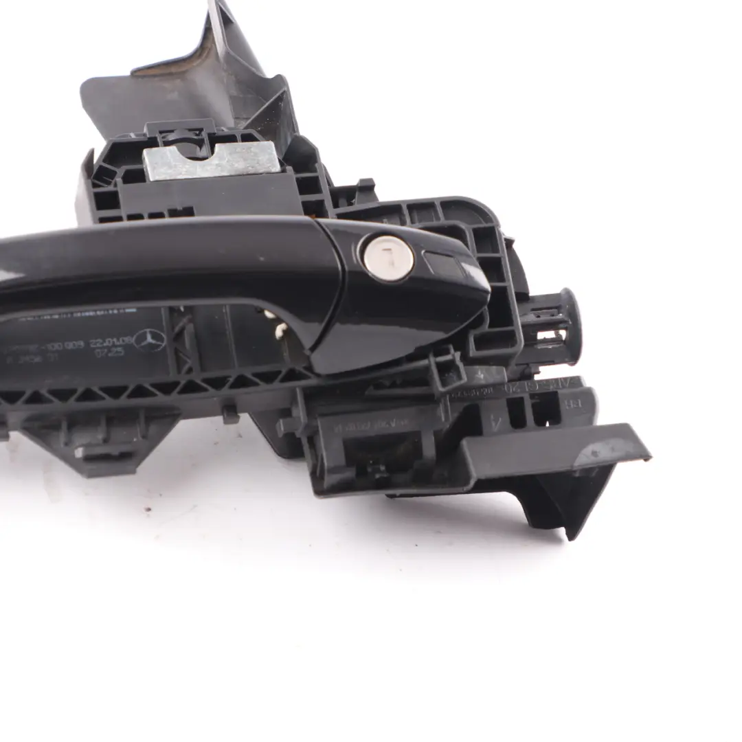 Mercedes W204 Door Handle Grab Front Right O/S Obsidian Black 197 - SKU RHD-A2047602634-OB1 - Part number A2047602634