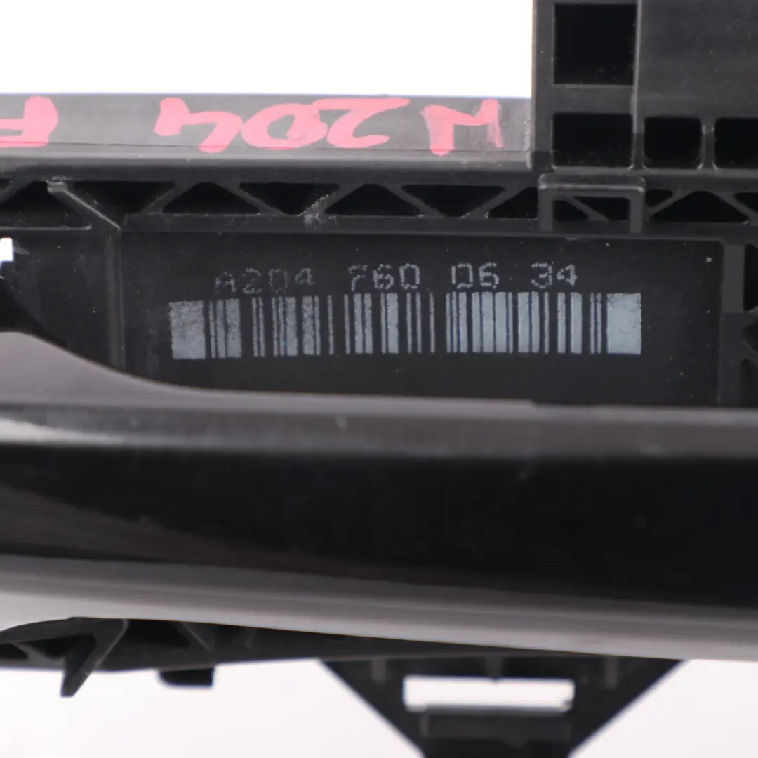 Mercedes W204 Door Handle Grab Front Right O/S Obsidian Black 197 - SKU RHD-A2047602634-OB1 - Part number A2047602634