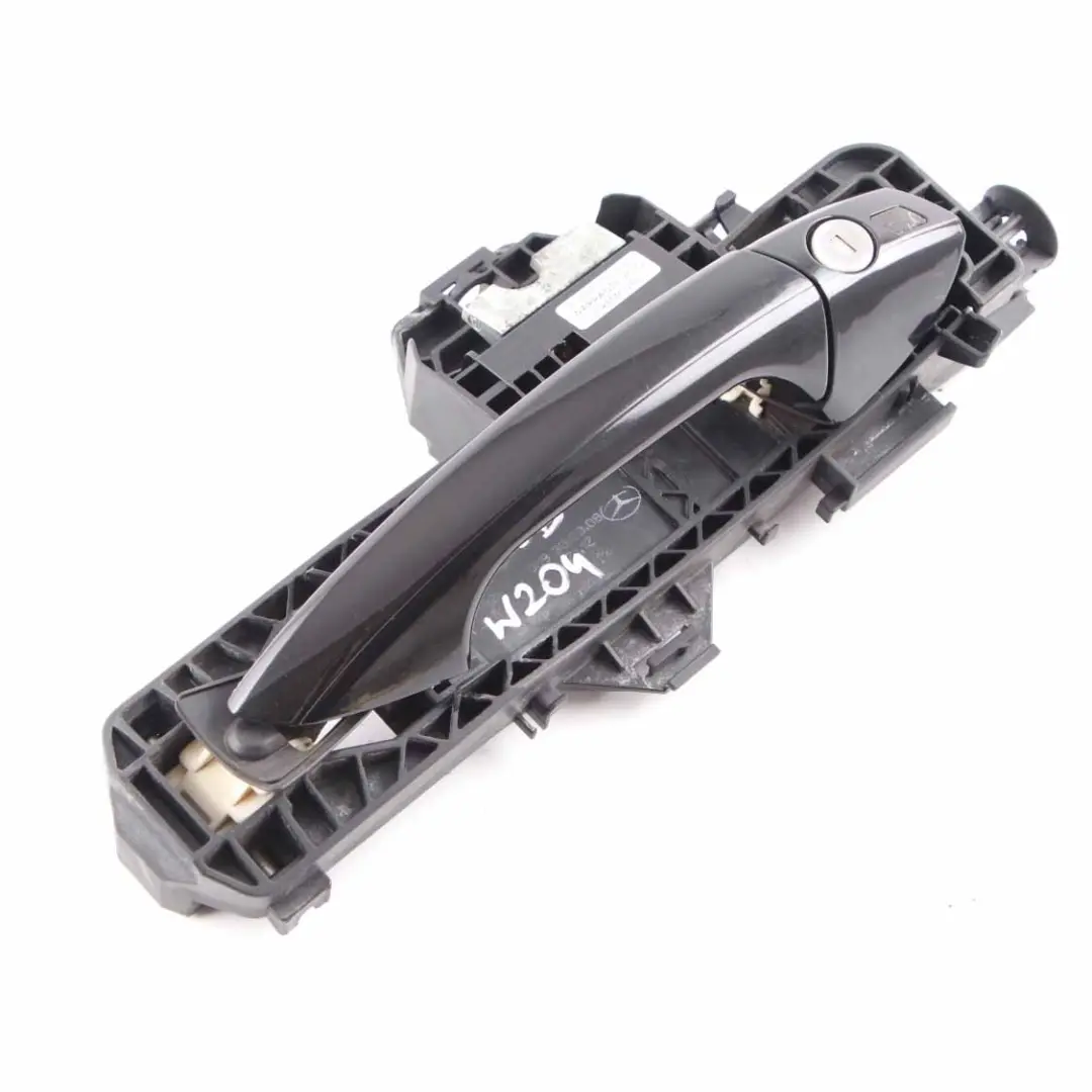 Mercedes W204 Door Handle Grab Front Right O/S Obsidian Black - 197 A2047600634 - SKU rhd-A2047602634-OB2 - Part number A2047602634