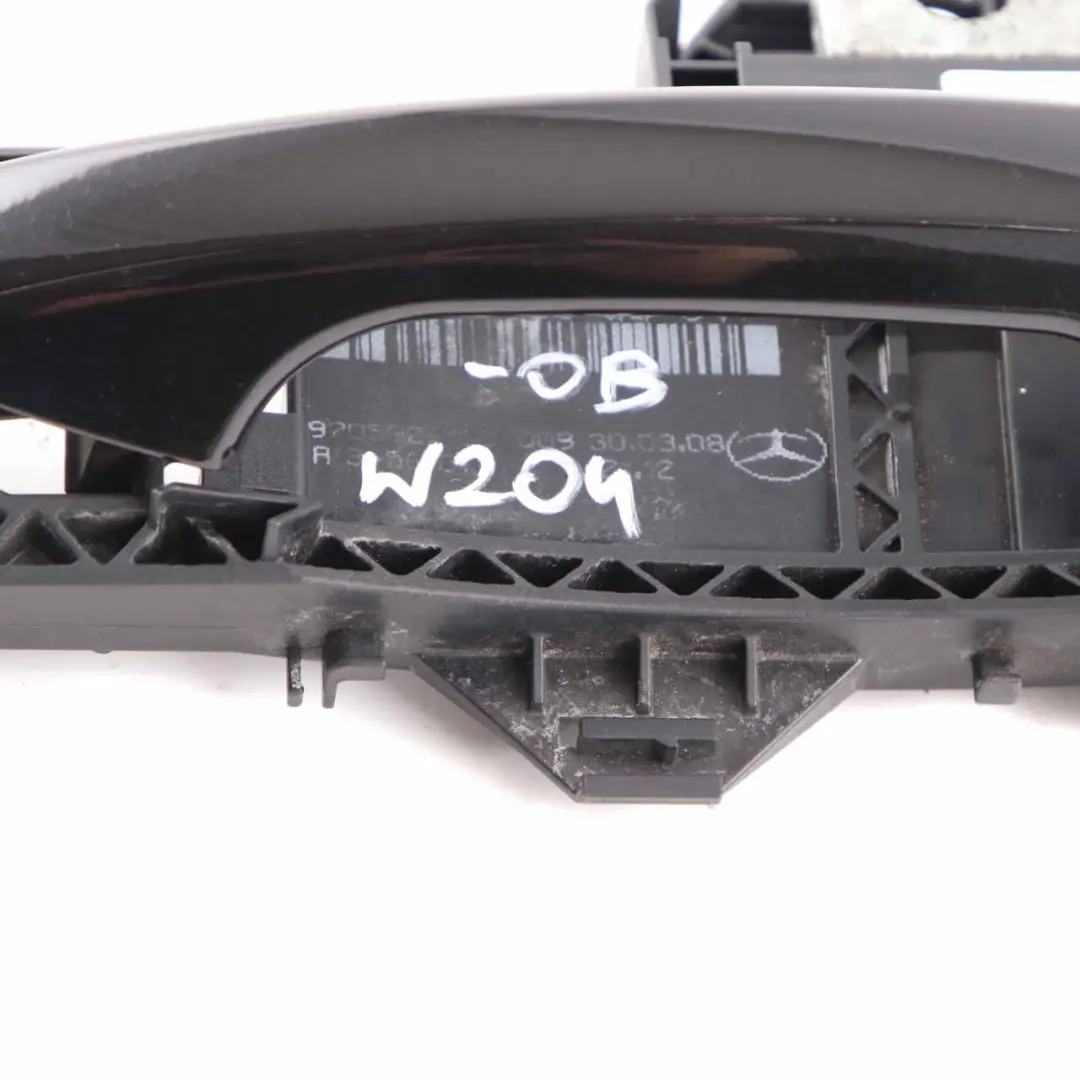 Mercedes W204 Door Handle Grab Front Right O/S Obsidian Black - 197 A2047600634 - SKU rhd-A2047602634-OB2 - Part number A2047602634