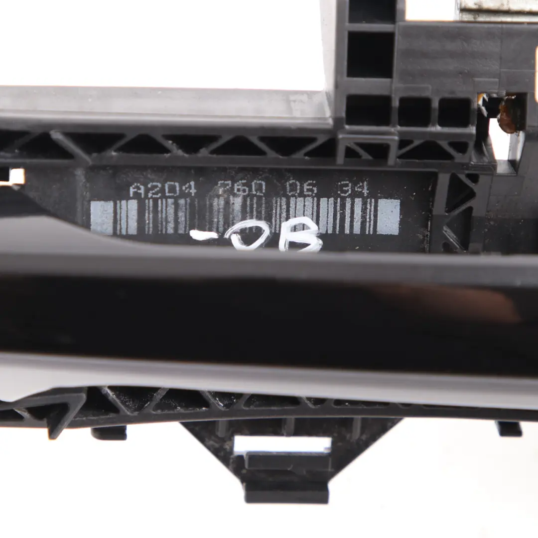 Mercedes W204 Door Handle Grab Front Right O/S Obsidian Black - 197 A2047600634 - SKU rhd-A2047602634-OB2 - Part number A2047602634