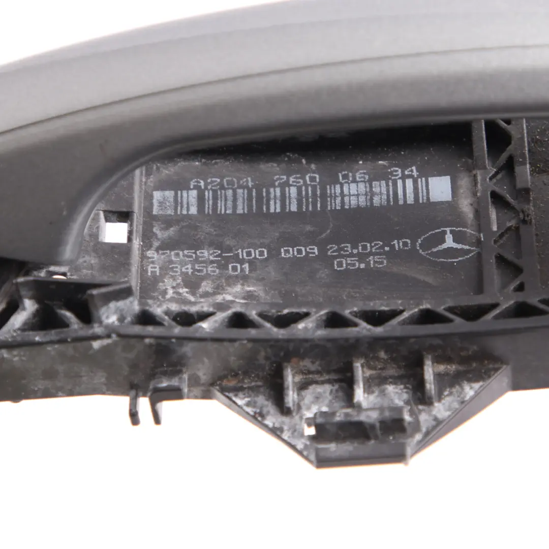 Door Handle Grab Front Right O/S Palladium Silver A2047600634 to Mercedes W204 with Part number A2047602634 Mercedes W204 Door Handle Grab Front Right O/S Palladium Silver A2047600634 - SKU rhd-A2047602634-PAL - Part number A2047602634