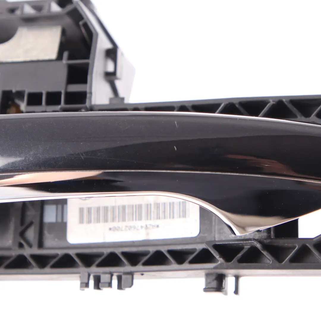 Door Handle Grab Front Left N/S Outside Kosmos Cosmic Black - 191 to Mercedes W176 with Part number A2047602700 Mercedes W176 Door Handle Grab Front Left N/S Outside Kosmos Cosmic Black - 191 - SKU rhd-A2047602700-KB - Part number A2047602700