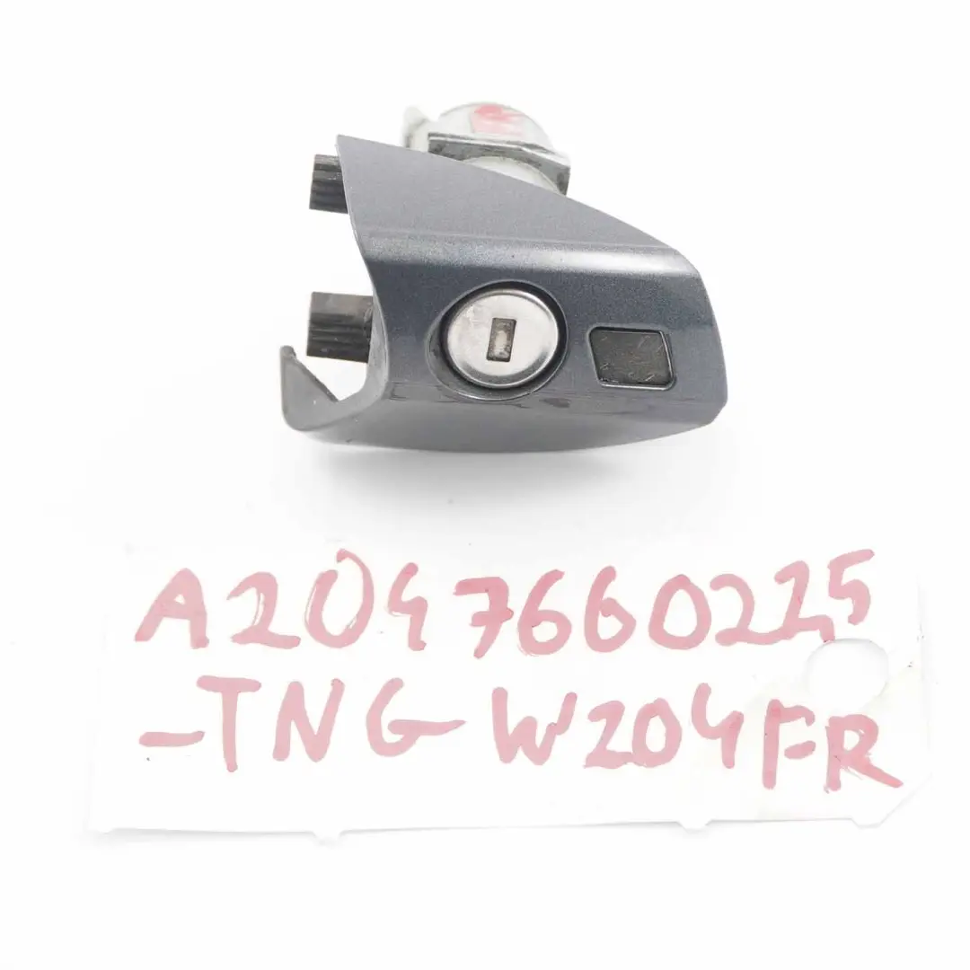 Mercedes W204 Lock Cylinder Cover Front Right O/S Handle Grab Tenorite Grey 755 - SKU RHD-A2047660225-TNG - Part number A2047660225