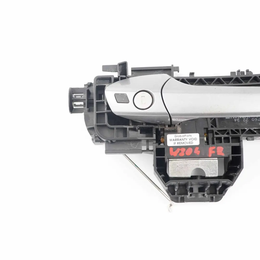  Door Handle Mercedes W204 Front Right O/S Lock Keyless Palladium Silver - 792 - SKU rhd-A2047662025-PAL - Part number A2047660225