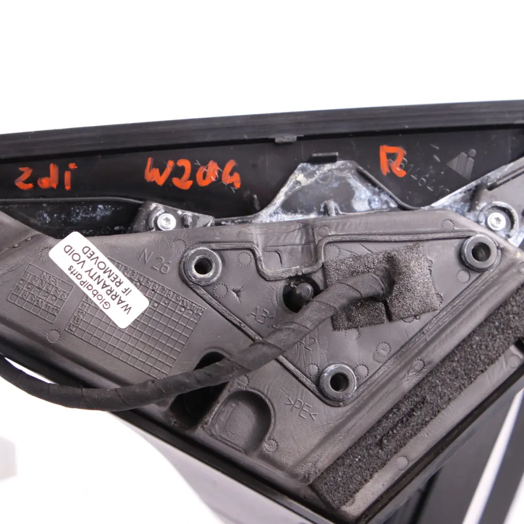 Wing Mirror Mercedes W204 Outside Right Door Trim Panel Obsidian Black - 197 to with Part number A2048100276 Wing Mirror Mercedes W204 Outside Right Door Trim Panel Obsidian Black - 197 - SKU rhd-A2048100276-OB - Part number A2048100276