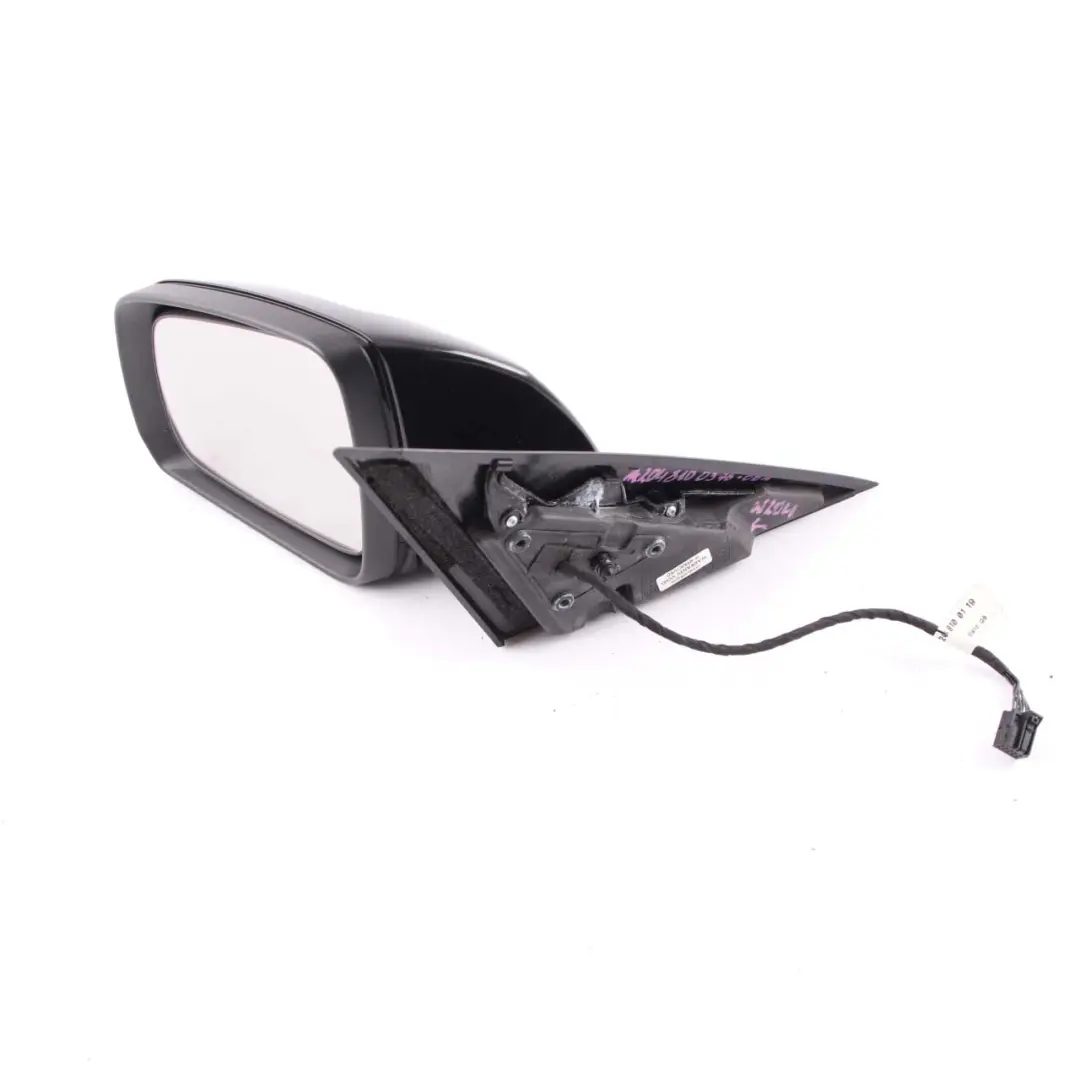Mercedes W204 Wing Mirror Door Left N/S Obsidian Black Metallic - 197 - SKU rhd-A2048100376-OB1 - Part number A2048100376