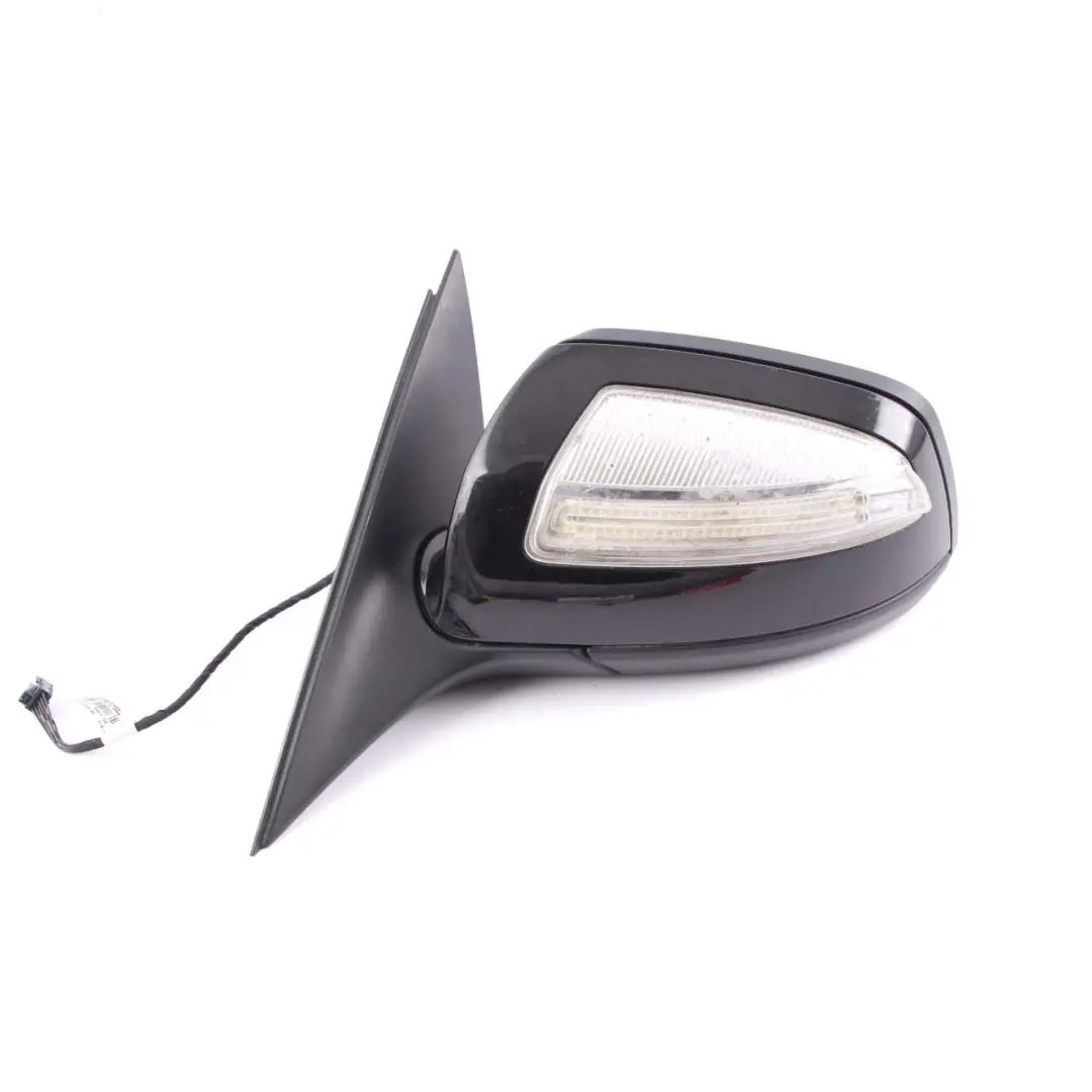 Mercedes W204 Wing Mirror Door Left N/S Obsidian Black Metallic - 197 - SKU rhd-A2048100376-OB1 - Part number A2048100376
