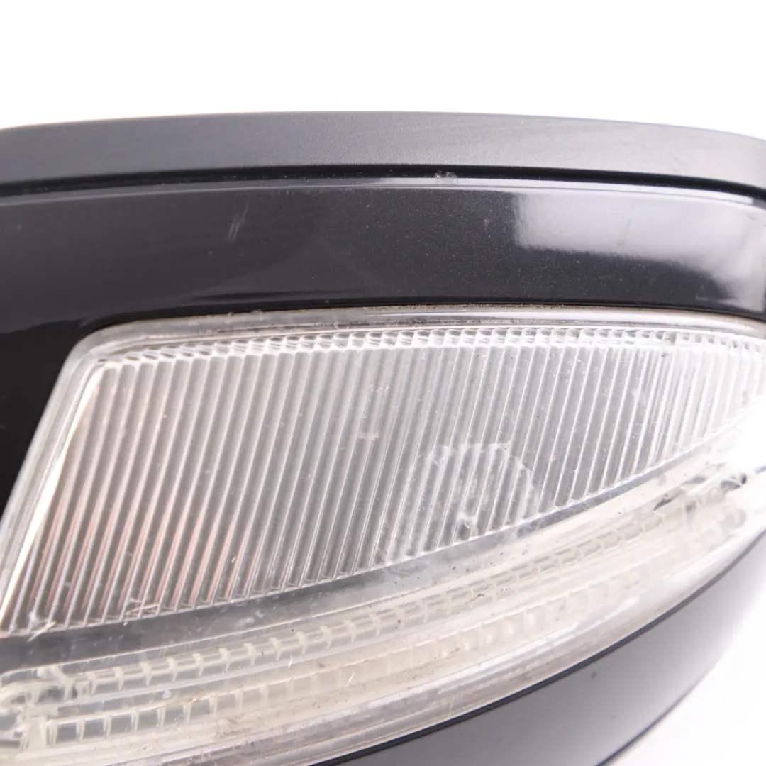 Mercedes W204 Wing Mirror Door Left N/S Outside Obsidian Black Metallic - 197 - SKU rhd-A2048100376-OB2 - Part number A2048100376