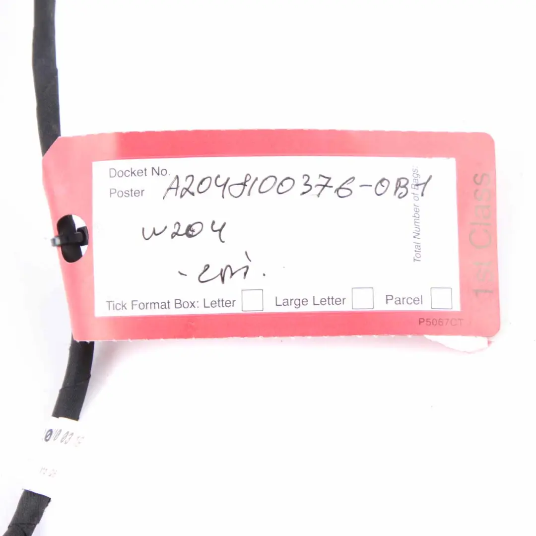 Mercedes W204 Wing Mirror Door Left N/S Outside Obsidian Black Metallic - 197 - SKU rhd-A2048100376-OB2 - Part number A2048100376