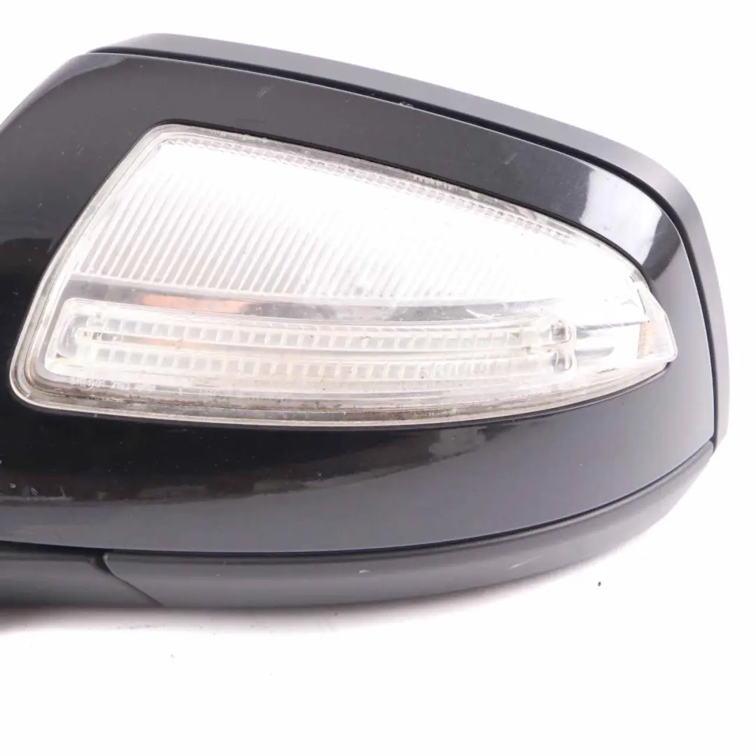 Mercedes W204 Wing Mirror Door Left N/S Outside Obsidian Black Metallic - 197 - SKU rhd-A2048100376-OB2 - Part number A2048100376