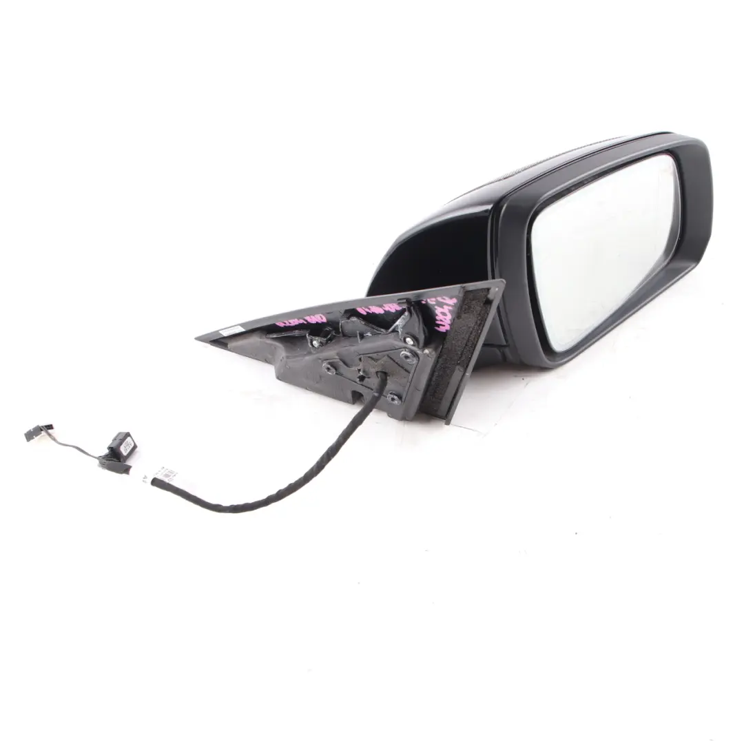 Mercedes W204 Wing Mirror Power Fold Door Right O/S Obsidian Black Metallic 197 - SKU rhd-A2048100476-OB2 - Part number A2048100476