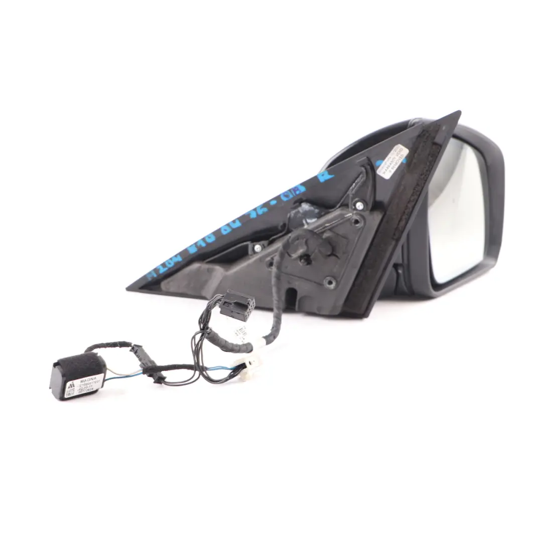 Mercedes W204 Power Fold Auto Dip Right Wing Door Mirror Obsidian Black 197 - SKU rhd-A2048100476-OB - Part number A2048100476