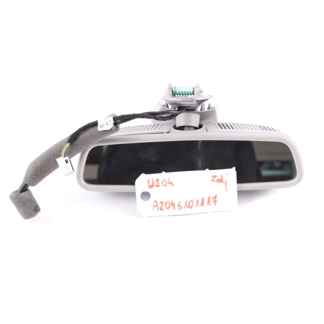 Mercedes W204 W207 W212 Interior Rear View Mirror Alpaca Gray - SKU rhd-A2048101117 - Part number A2048101117