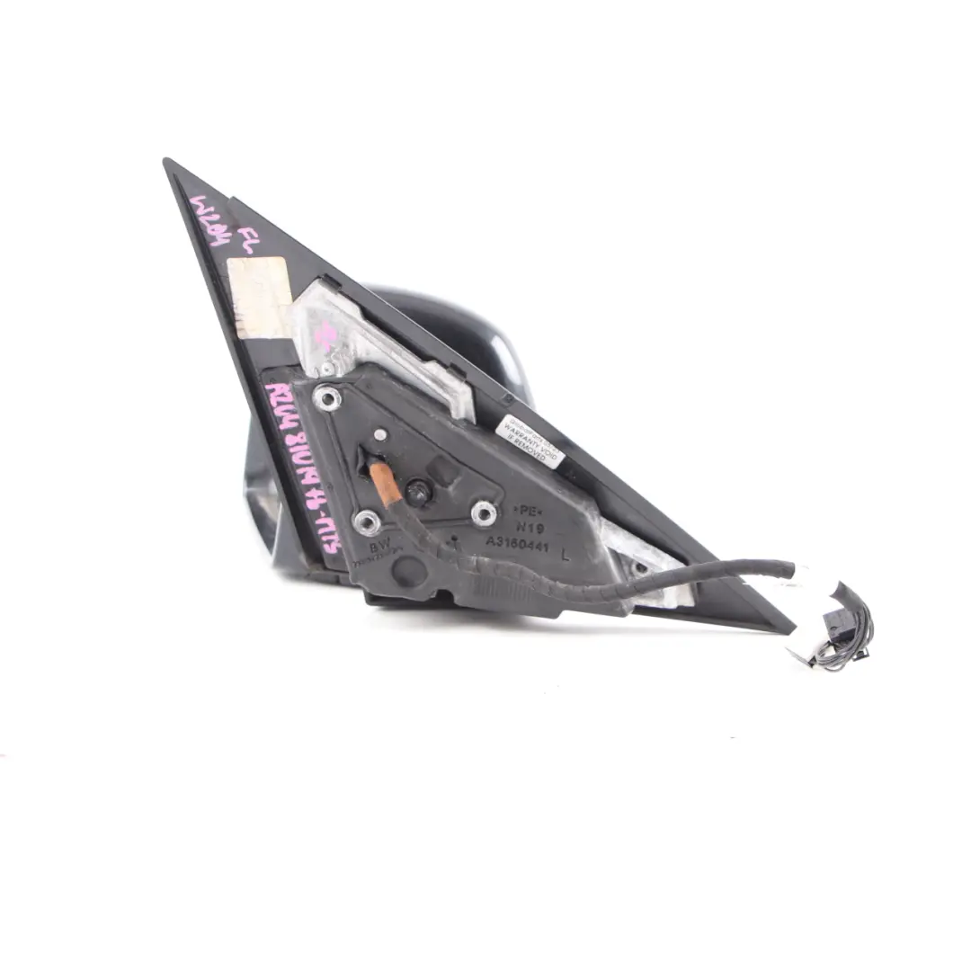 Wing Mirror Outside Power Fold Door Left N/S Magnetite Black - 183 to Mercedes W204 with Part number A2048101976 Mercedes W204 Wing Mirror Outside Power Fold Door Left N/S Magnetite Black - 183 - SKU rhd-A2048101976-MTS - Part number A2048101976